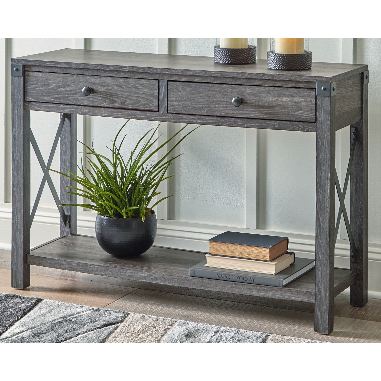 Freedan Console Sofa Table - Gallery Image 6