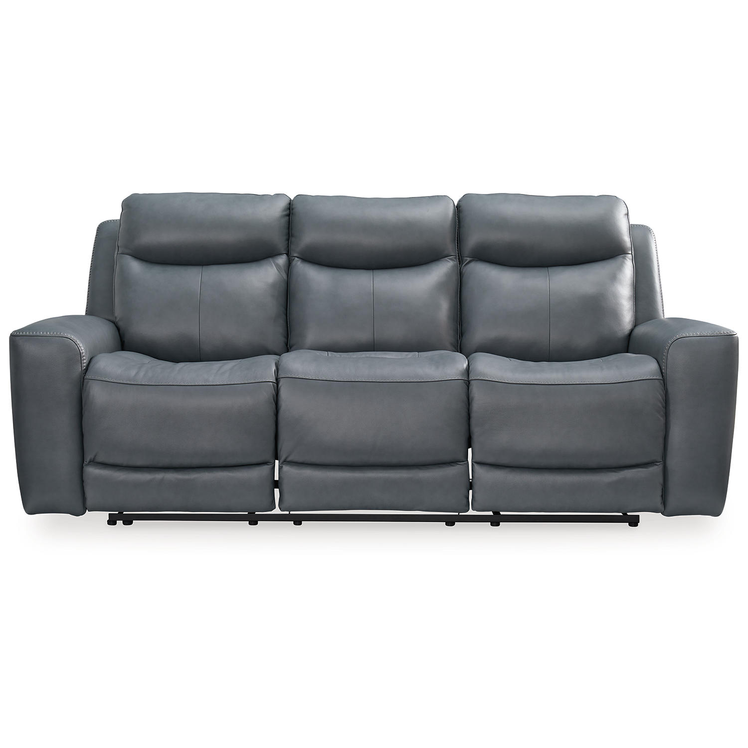 Mindanao Power Reclining Sofa with Adjustable Headrest - Steel - Gallery Image 7